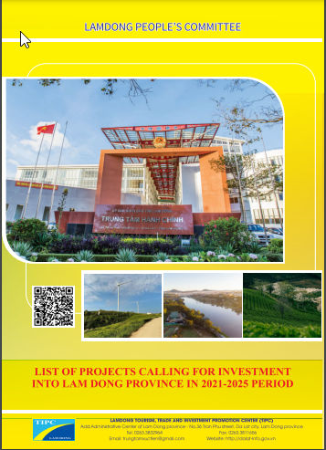 List of projects calling for investment into Lam Đong province in 2021 -2025 